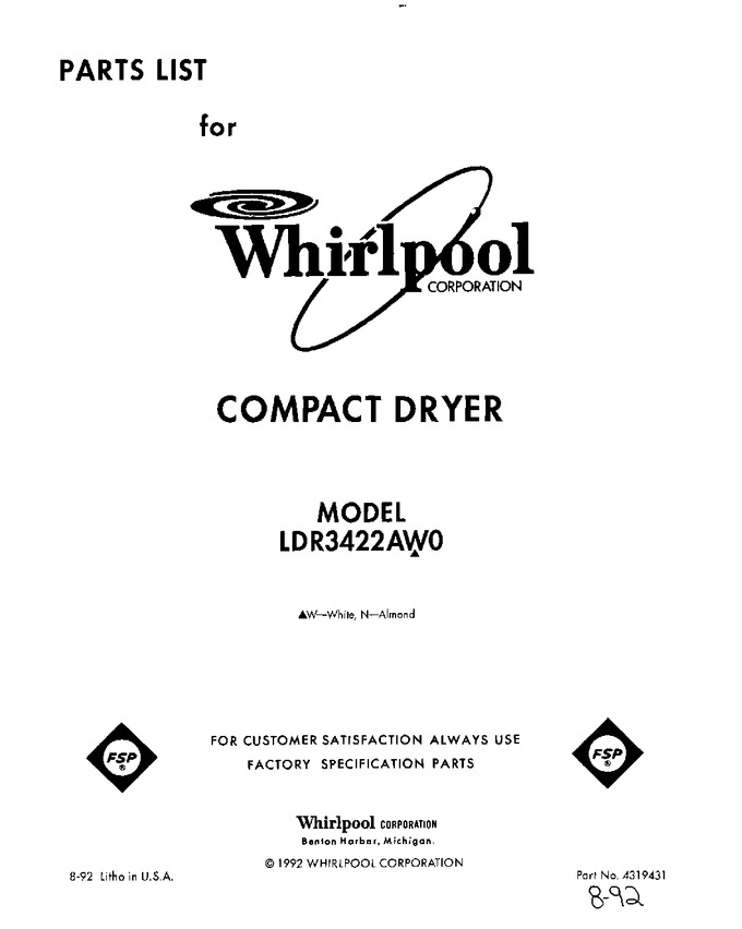 Diagram for LDR3422AW0