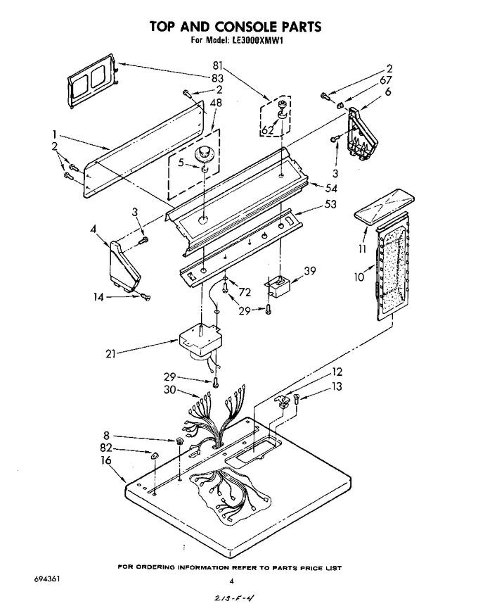 Diagram for LE3000XMW1