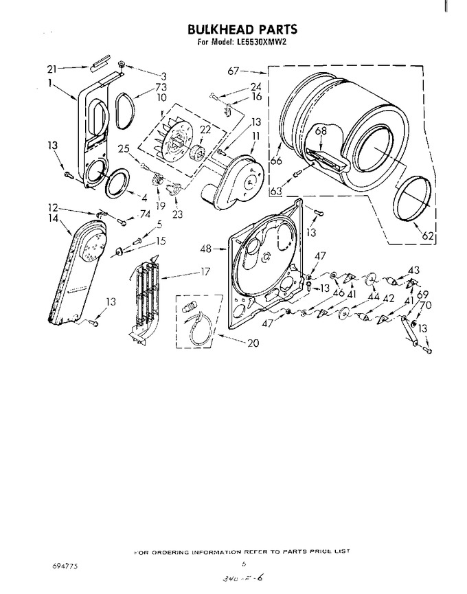 Diagram for LE5530XMW2