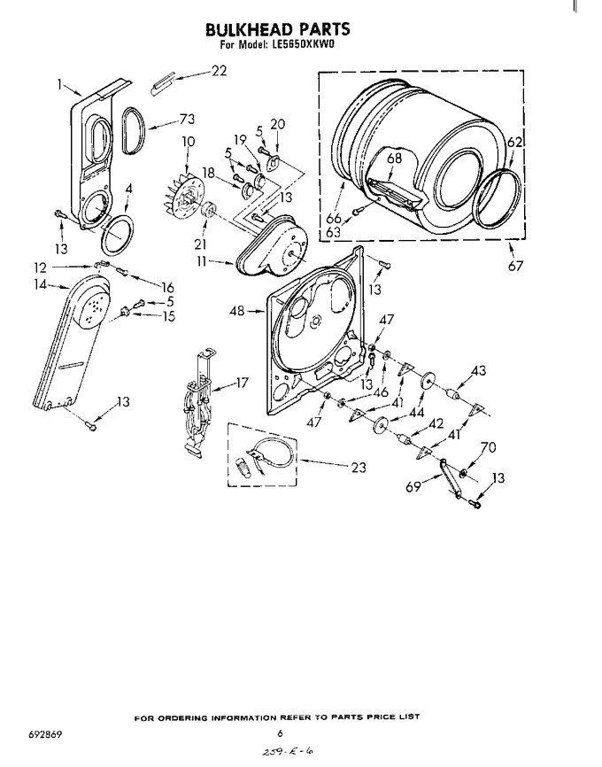 Diagram for LE5650XKW0