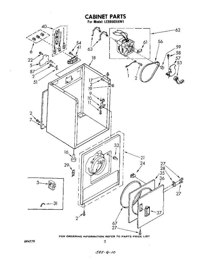 Diagram for LE5650XKW1