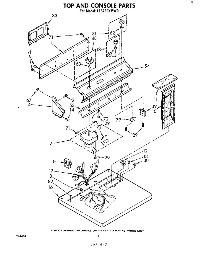 Diagram for LE5780XMW0