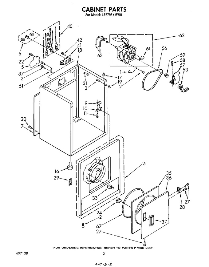 Diagram for LE5795XMW0