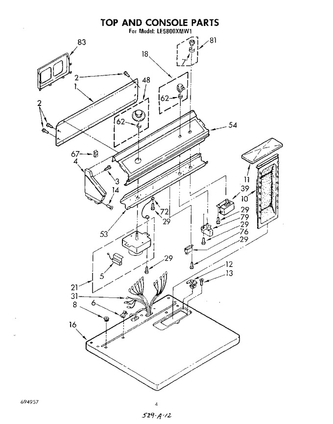 Diagram for LE5800XMW1