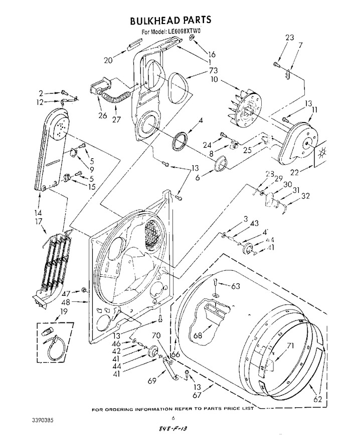 Diagram for LE6098XTF0