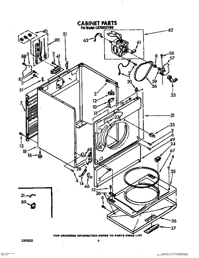 Diagram for LE7000XTN0