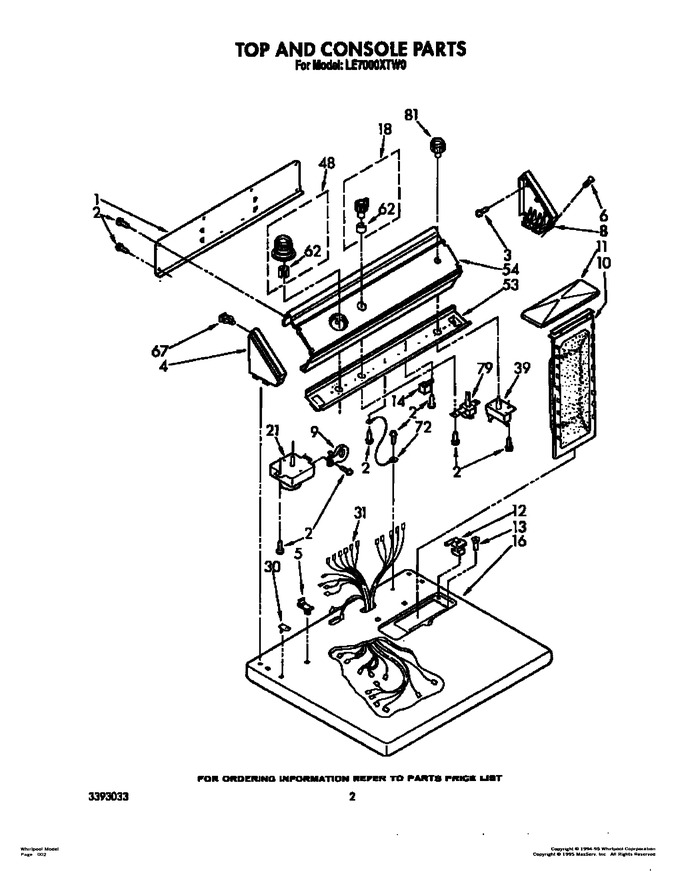 Diagram for LE7000XTN0
