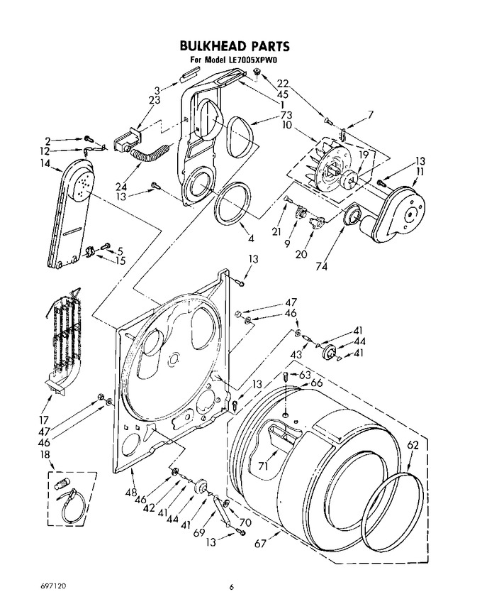 Diagram for LE7005XPW0