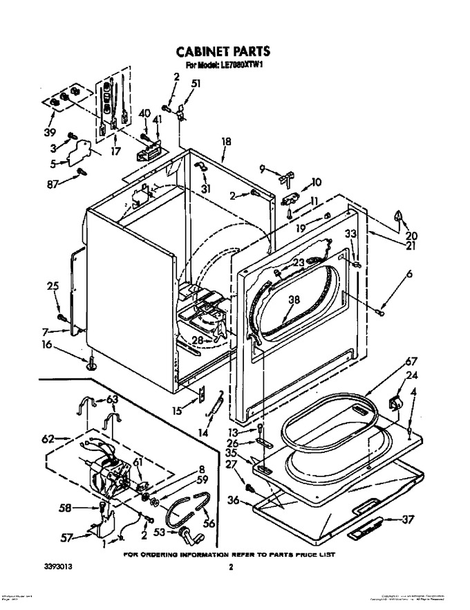 Diagram for LE7080XTG1