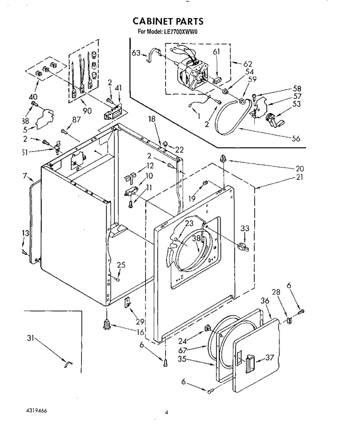 Diagram for LE7700XWN0