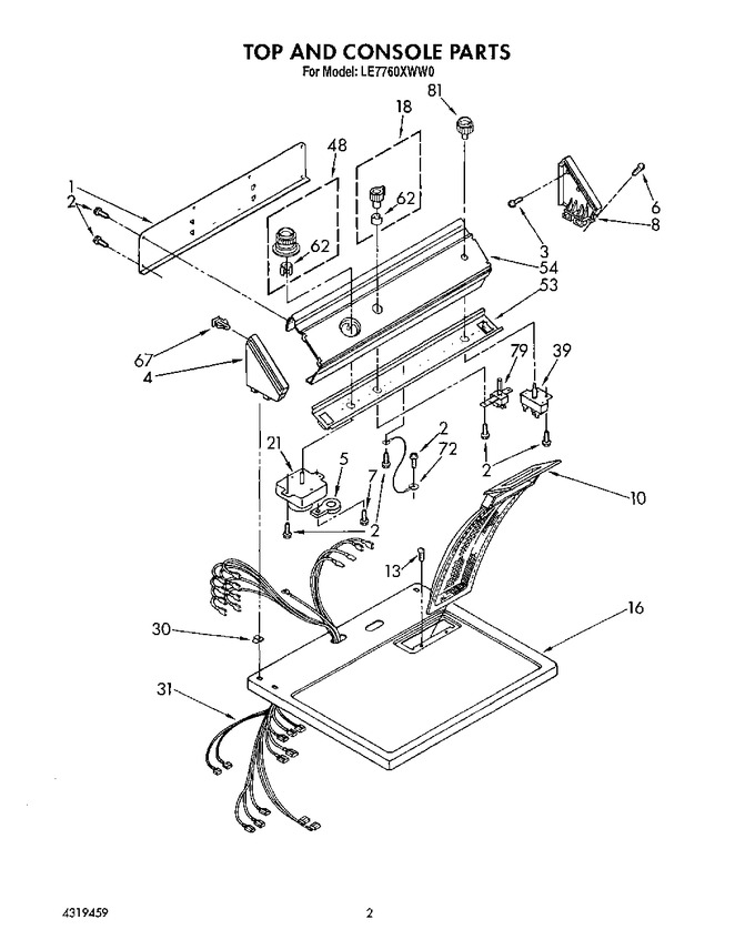 Diagram for LE7760XWN0