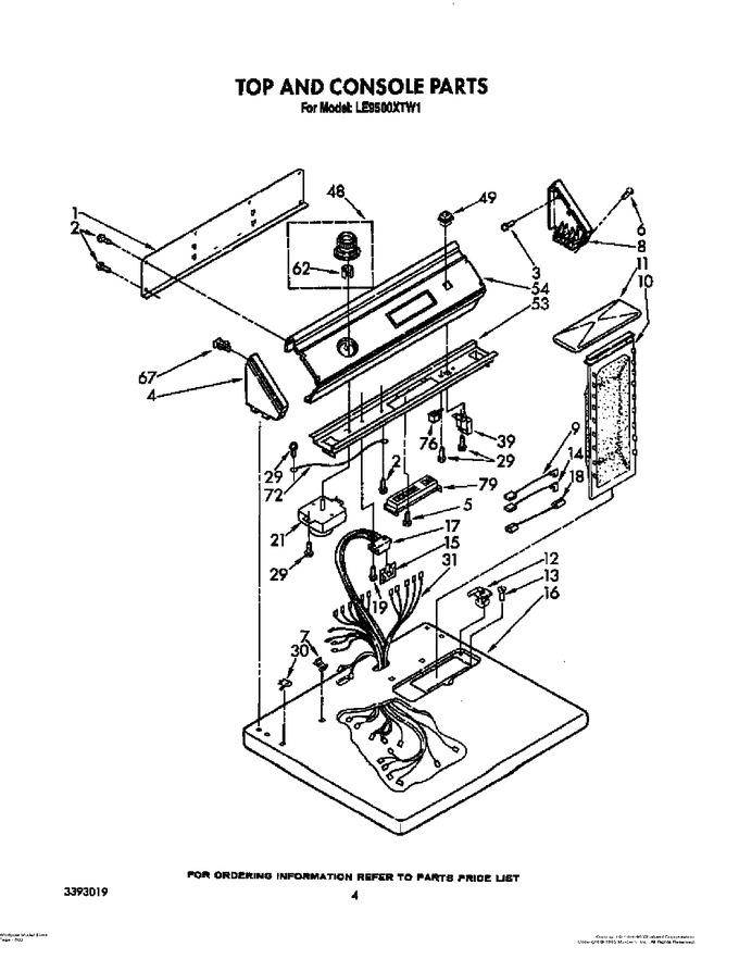 Diagram for LE9500XTG1
