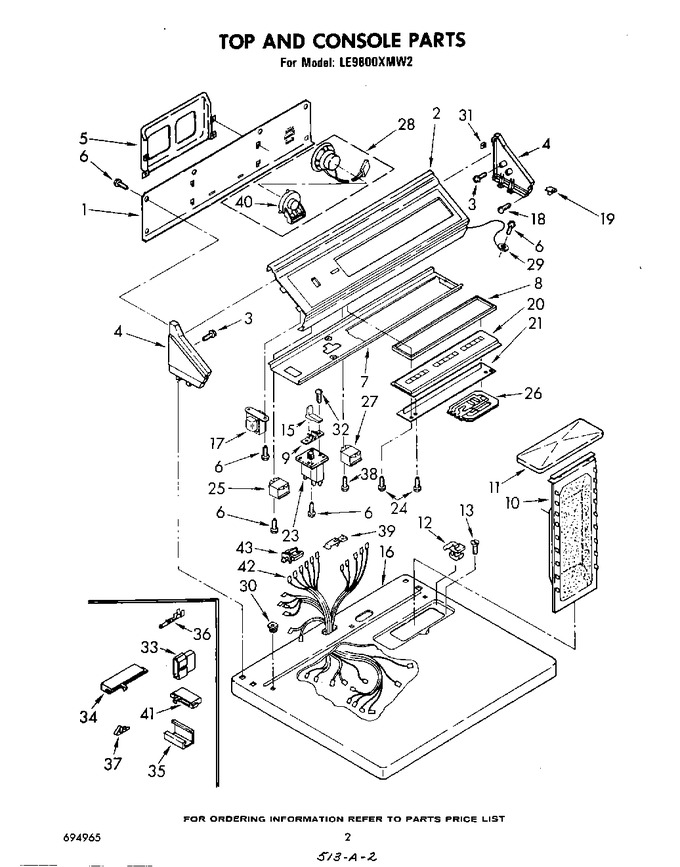 Diagram for LE9800XMW2