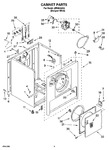 Diagram for 02 - Cabinet Parts