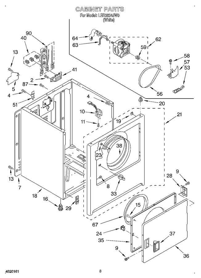 Diagram for LER3634JW0