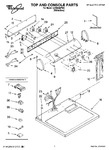 Diagram for 01 - Top And Console Parts