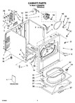 Diagram for 02 - Cabinet Parts