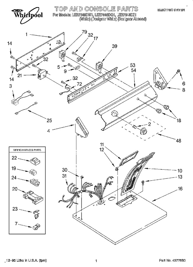 Diagram for LER7646DW1