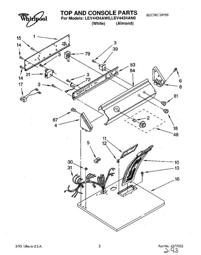 Diagram for LEV4434AW0