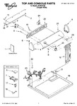 Diagram for 01 - Top And Console Parts