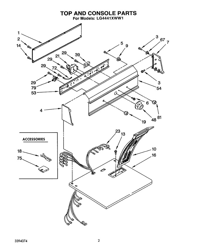 Diagram for LG4441XWW1