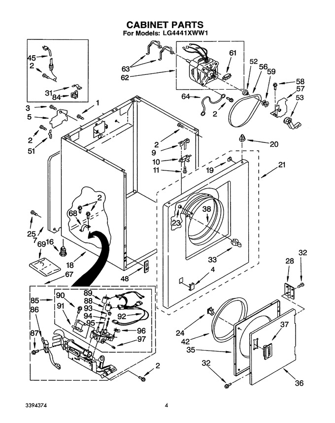 Diagram for LG4441XWW1