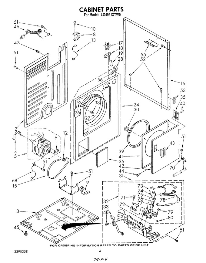 Diagram for LG4931XTW0