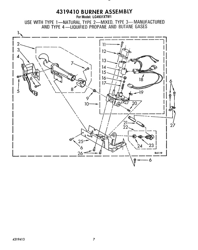 Diagram for LG4931XTW1