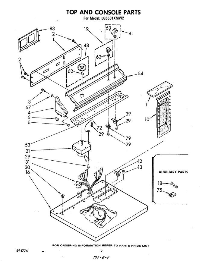 Diagram for LG5531XMG2
