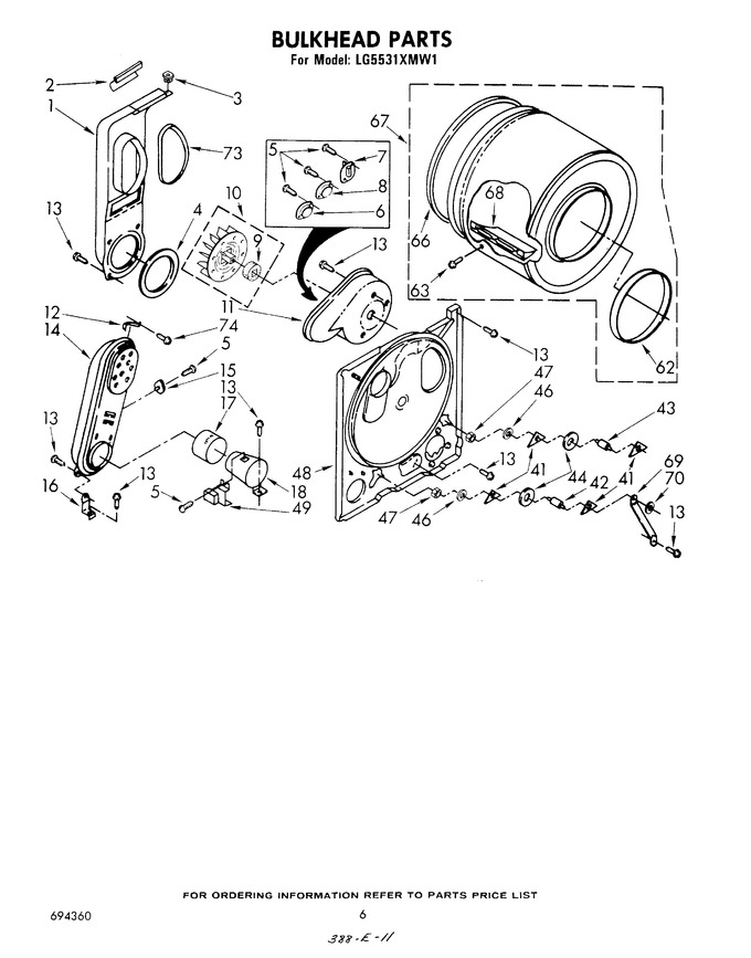 Diagram for LG5531XMW1