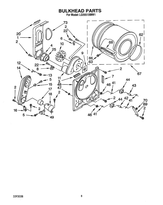 Diagram for LG5651XMW1