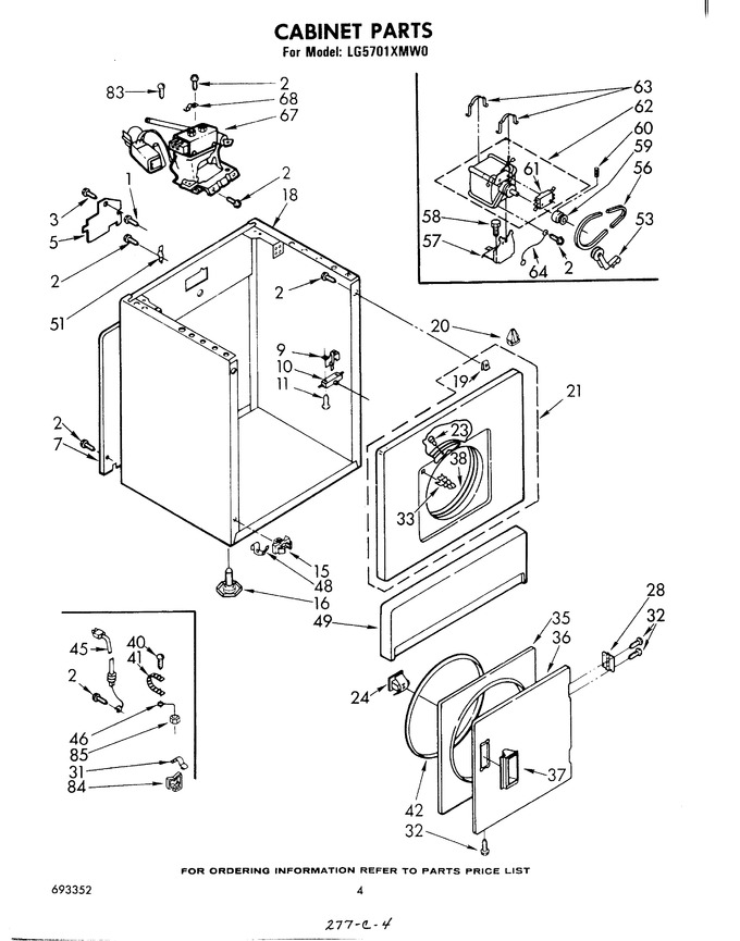 Diagram for LG5701XMW0