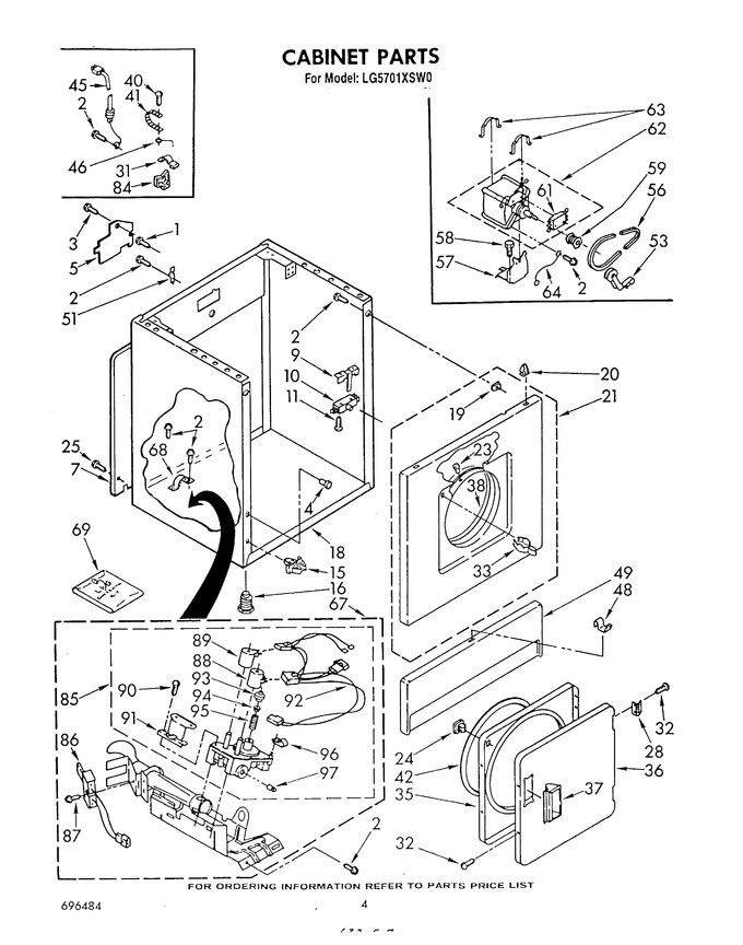 Diagram for LG5701XSW0