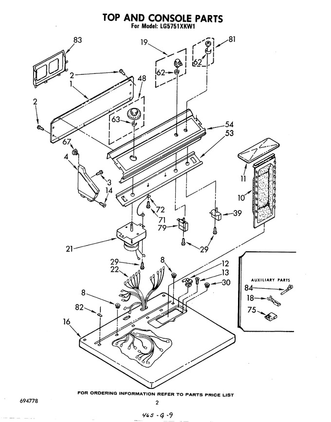 Diagram for LG5751XKW1