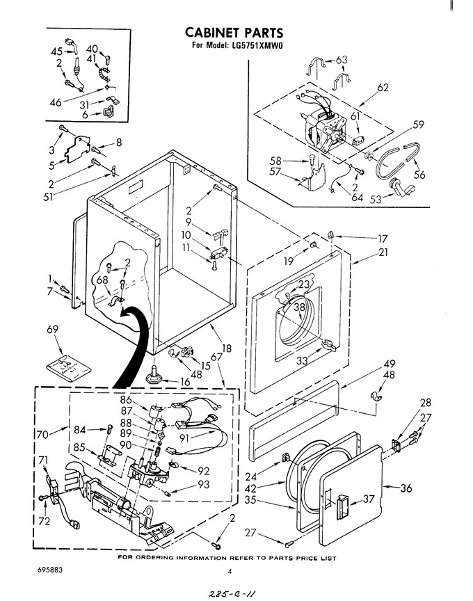 Diagram for LG5751XMW0