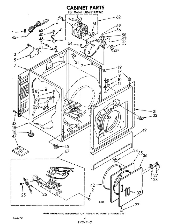 Diagram for LG5781XMW2