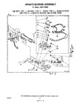 Diagram for 05 - 694670 Burner Assembly