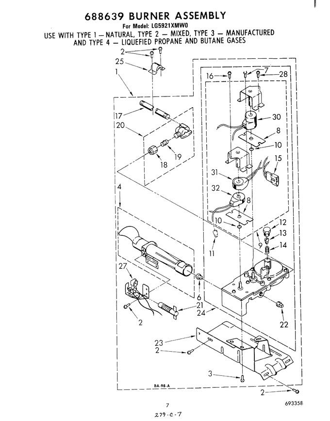 Diagram for LG5921XMW0
