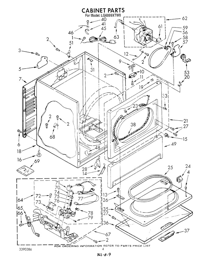 Diagram for LG6099XTW0
