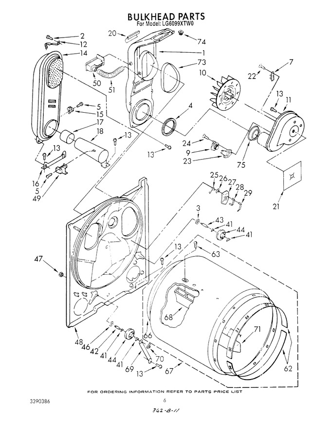 Diagram for LG6099XTF0