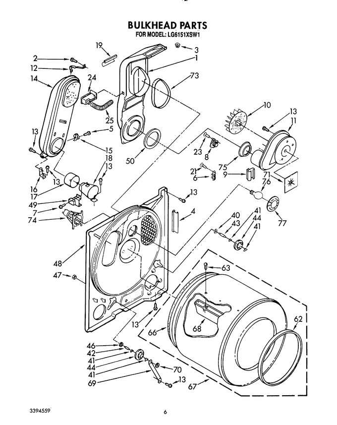 Diagram for LG6151XSW1