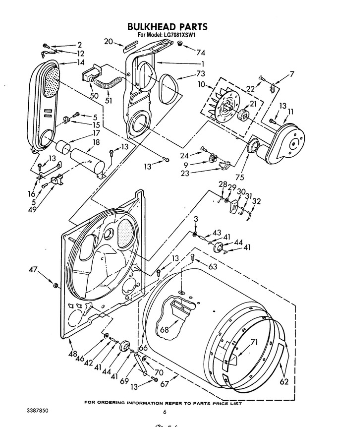 Diagram for LG7081XSN1