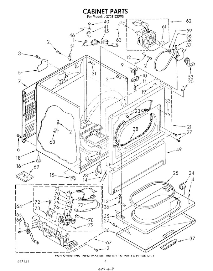 Diagram for LG7081XSW0