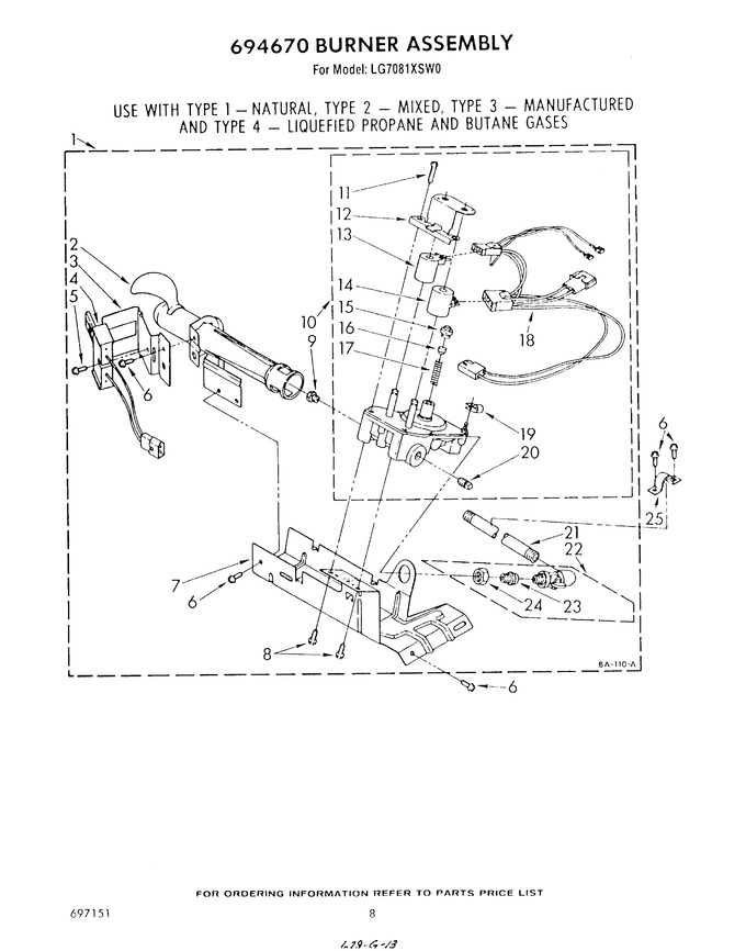 Diagram for LG7081XSW0