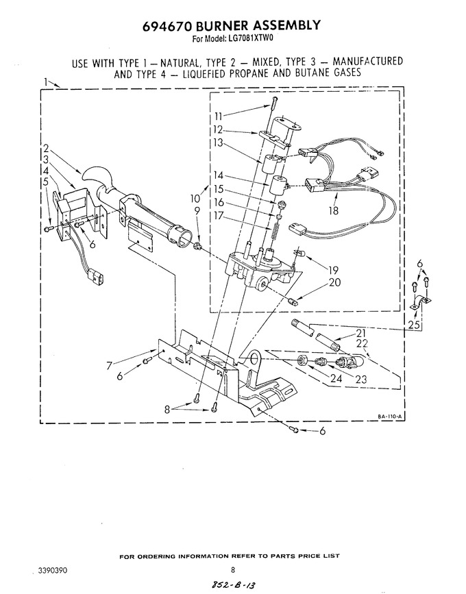 Diagram for LG7081XTW0