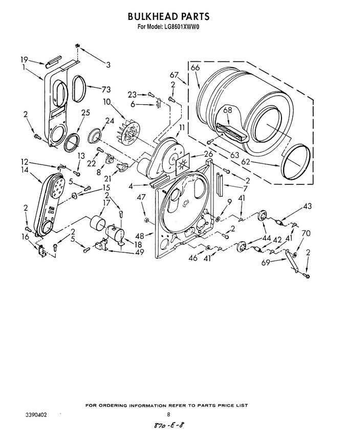 Diagram for LG8601XWW0