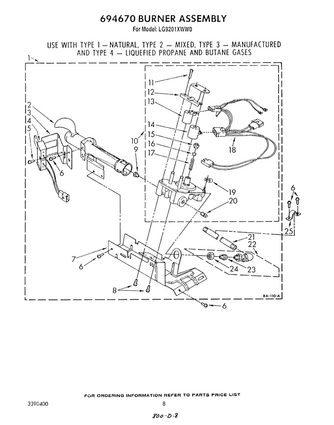 Diagram for LG9201XWW0