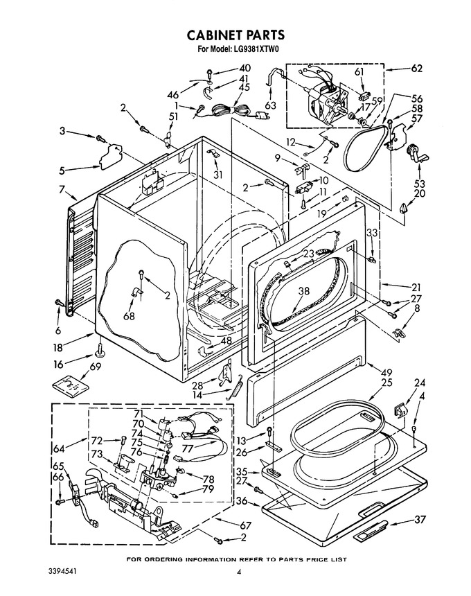 Diagram for LG9381XTW0