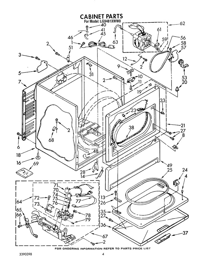 Diagram for LG9481XWN0