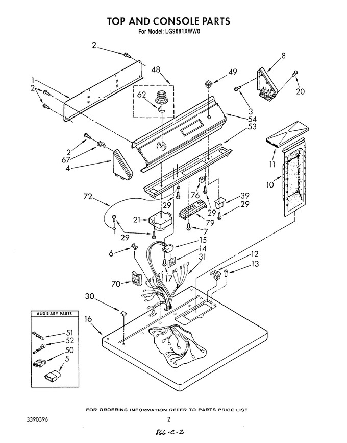 Diagram for LG9681XWN0